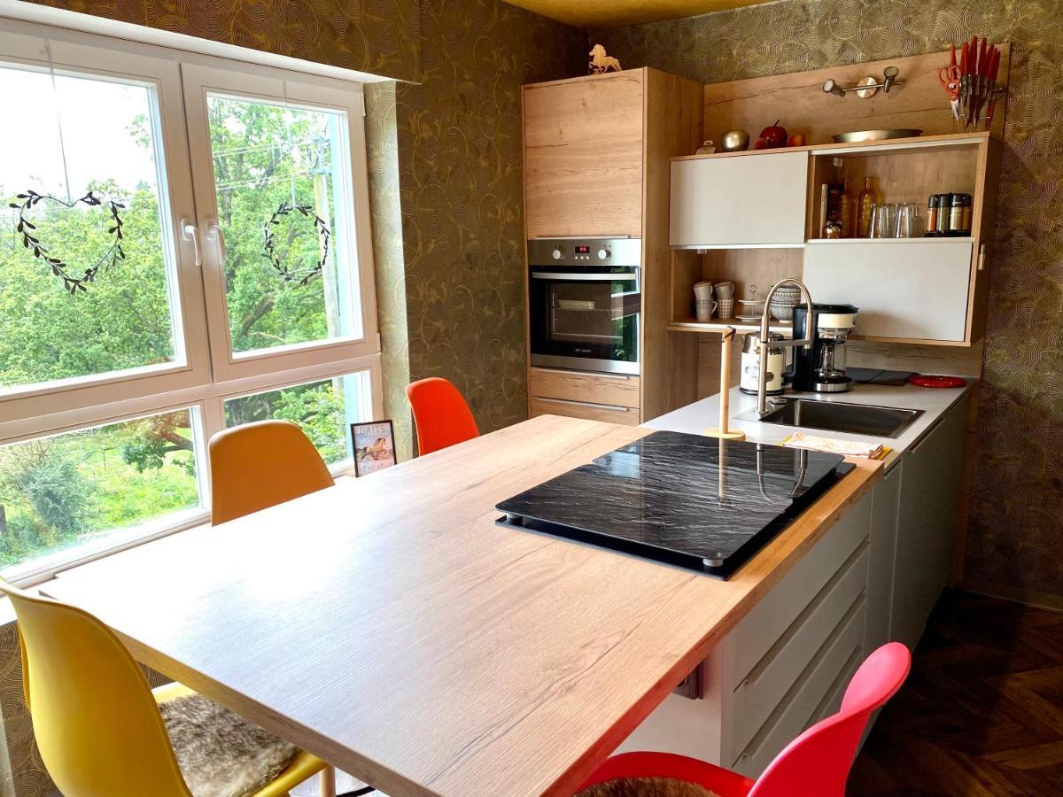 Maisonette - 2 Schlafzimmer - Wohn-Kuche - Balkon - Hohes Venn - Monschau - Eifel - Hunde Willkommen Beim Hof Vierzehnender - Islandpferde Buitenkant foto